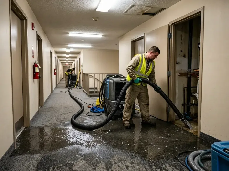 multi-unit-apartment-hallway-f-005 — frequently asked questions, Emergency Burst Pipe Water Extraction & Removal in Briar, TX